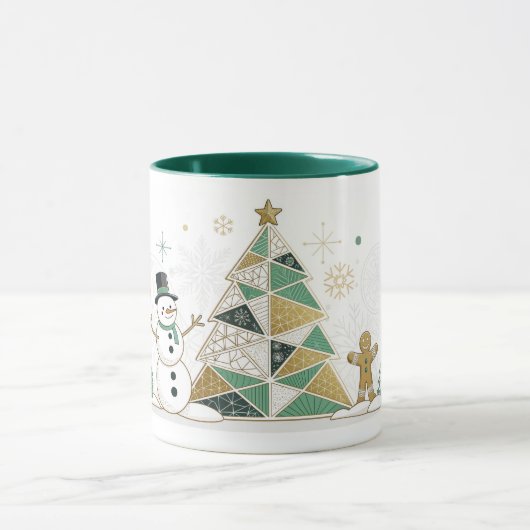 Happy New Year Typography Celebration Mok (Midden)