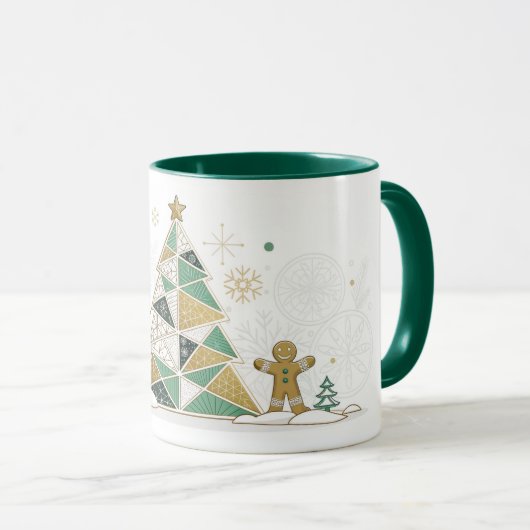 Happy New Year Typography Celebration Mok (Voorkant rechts)