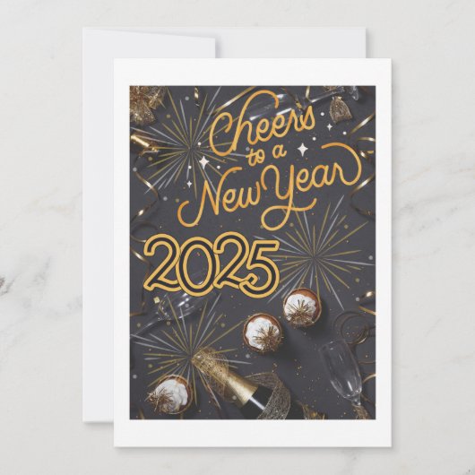 Happy New Year Uitnodiging (Voorkant)