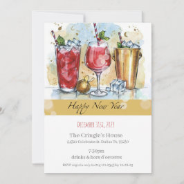 Happy New Year Uitnodiging