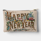 Happy New Year, Vintage Currier & Ives Print Etui (Achterkant)