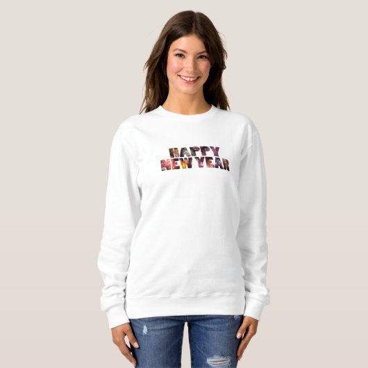 Happy New Year - Vrouwen Sweatshirt voor vrouwen (Voorkant volledig)