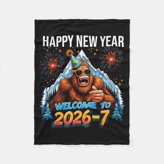 Happy New Year Welcome To 2026-7 Funny Meme 67 Big Fleece Deken (Voorkant)
