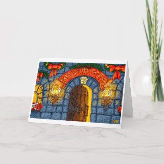 Happy New Year Wenskaart Feestdagen Kaart (Voorkant)