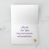 Happy New Year Wenskaart Feestdagen Kaart (Binnen)