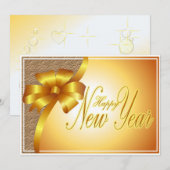 Happy New Year Wenskaart Feestdagenkaart (Voorkant / Achterkant)