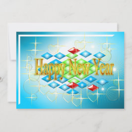 Happy New Year Wenskaart Feestdagenkaart