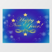 Happy New Year Window Cling Raamsticker (Vel)