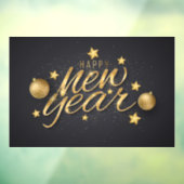 Happy New Year Window Cling Raamsticker (Vel 3)