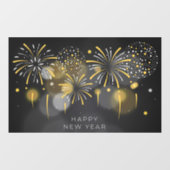 Happy New Year Window Cling Raamsticker (Vel)