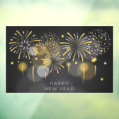 Happy New Year Window Cling Raamsticker (Vel 3)