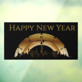 Happy New Year Window Cling Raamsticker (Vel 3)