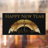 Happy New Year Window Cling Raamsticker (Vel 2)