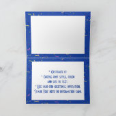 Happy New Year With Champagne & Confetti Feestdagen Kaart (Binnen)