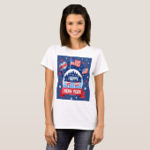 HAPPY NEW YEAR WOMEN'S USA SHIRT (Voorkant volledig)
