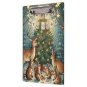 Happy New Year Woodland Animal Klembord (Links)