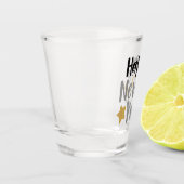 Happy New Year woordkunst Shot Glas (Links)