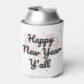Happy New Year Y'all Blikjeskoeler (Blikje Voorkant)
