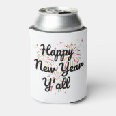 Happy New Year Y'all Blikjeskoeler (Blikje Achterkant)