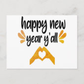 Happy New Year Y'all Briefkaart (Voorkant)