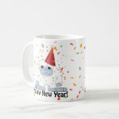 Happy New Year Yeti Koffiemok (Voorkant links)