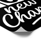 Happy New Years 12 New Chapters 365 New Chances Ne Poster (Hoek)