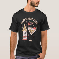 Happy New Years 2023 Retro Groovy Hallo 2023 NYE P