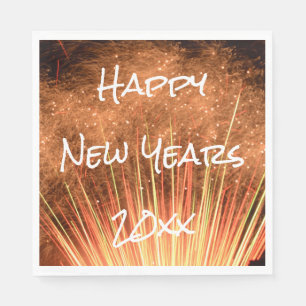 Happy New Years 20xx Fireworks Servetten