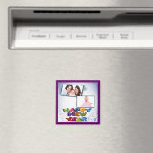 Happy New Year's Add Your Photo Magnet (Insitu (Vaatwasser))