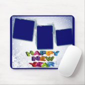 Happy New Year's Add Your Photo Muismat (Met muis)