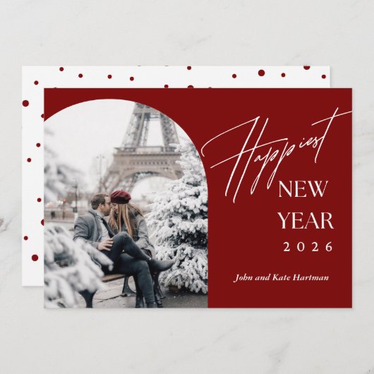 Happy New Years Arch Photo  (Voorkant / Achterkant)