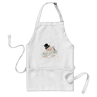 Happy New Years Baby Apron Standaard Schort