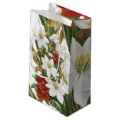 Happy New Years Cadeautas, Floral Cadeautas (Achterkant Gekanteld)