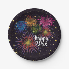 Happy New Year's Eve Party Borden Papieren Bordje