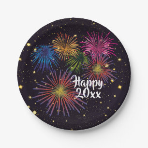 Happy New Year's Eve Party Borden Papieren Bordje