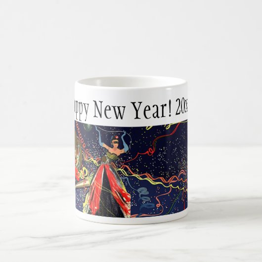  Happy New Years Eve Party met Confetti Koffiemok (Center)