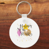 Happy New Years Eve Party Supplies 2026 Matching M Sleutelhanger (Voorkant)