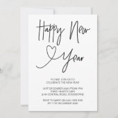 Happy New Year's Eve Party Uitnodiging (Voorkant)