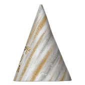 Happy New Year's Eve Silver Gold Celebration Feesthoedjes (Rechts)