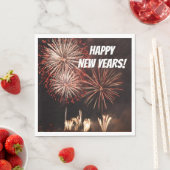 Happy New Years Fireworks Servetten (Insitu)