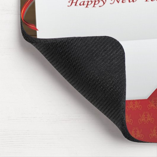 Happy New Year's met Holly Add Photos Muismat (Hoek)