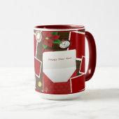 Happy New Year's met Holly Voeg je foto's Mok toe (Voorkant rechts)