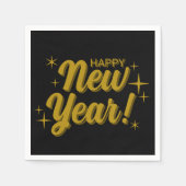 Happy New Years Napkins Servet (Voorkant)