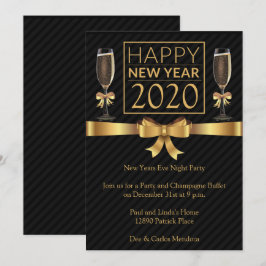 Happy New Years Night Party Kaart