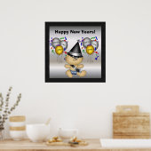 Happy New Years Poster (Keuken)