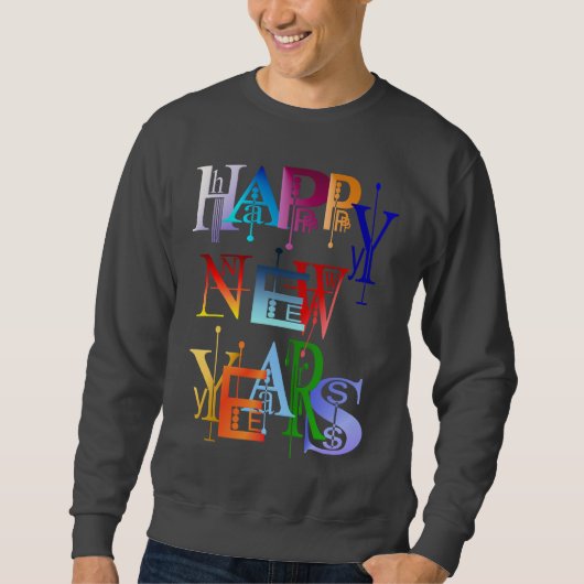Happy New Years Shirten Trui (Voorkant)