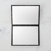 Happy New Years Text Turquoise Feestdagen Kaart (Binnen)