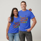 Happy New Years Text w/Party Hats & Confetti T-shirt (Unisex)