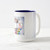 Happy New Year's voegen je Mok met twee foto's toe (Voorkant rechts)