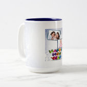 Happy New Year's voegen je Mok met twee foto's toe (Voorkant links)